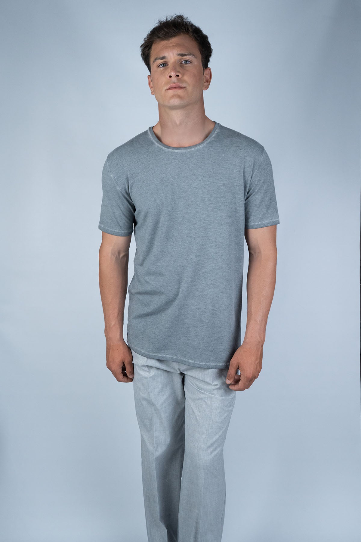 Kiefermann Mavi Pamuk T-shirt