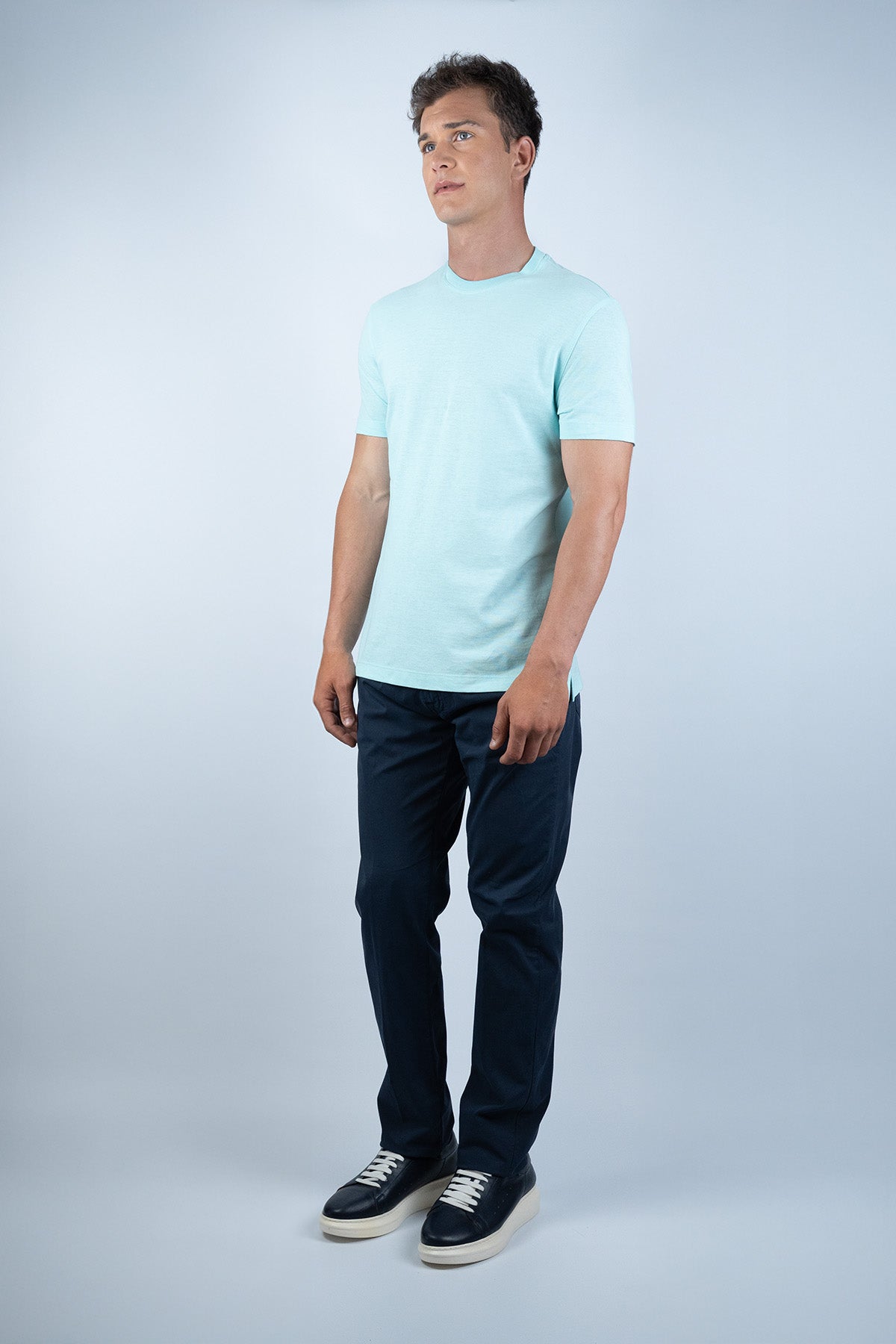 Kired Mavi Pamuk T-shirt