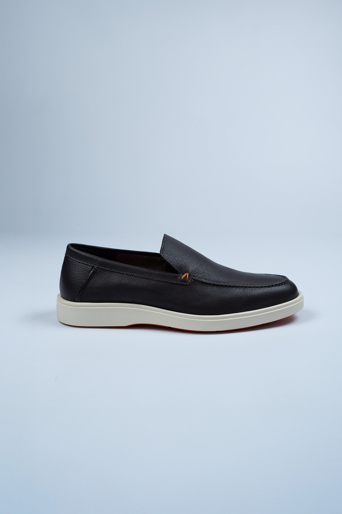Santoni Kahverengi Deri Loafer