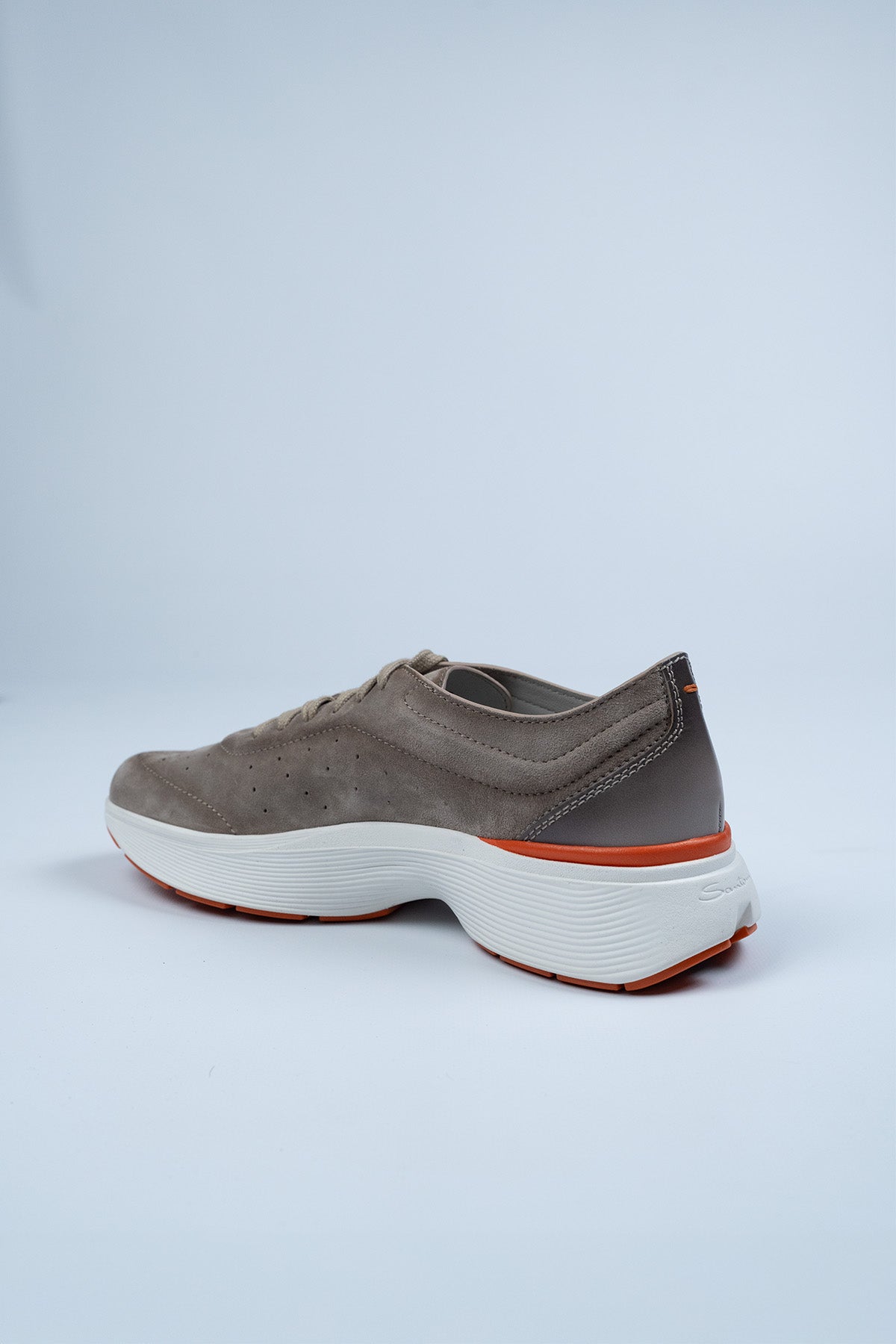 Santoni Vizon rengi Süet Sneaker