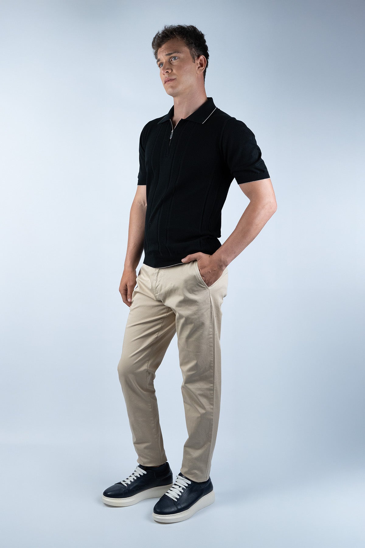 Sunspel Bej Koton Pantalon