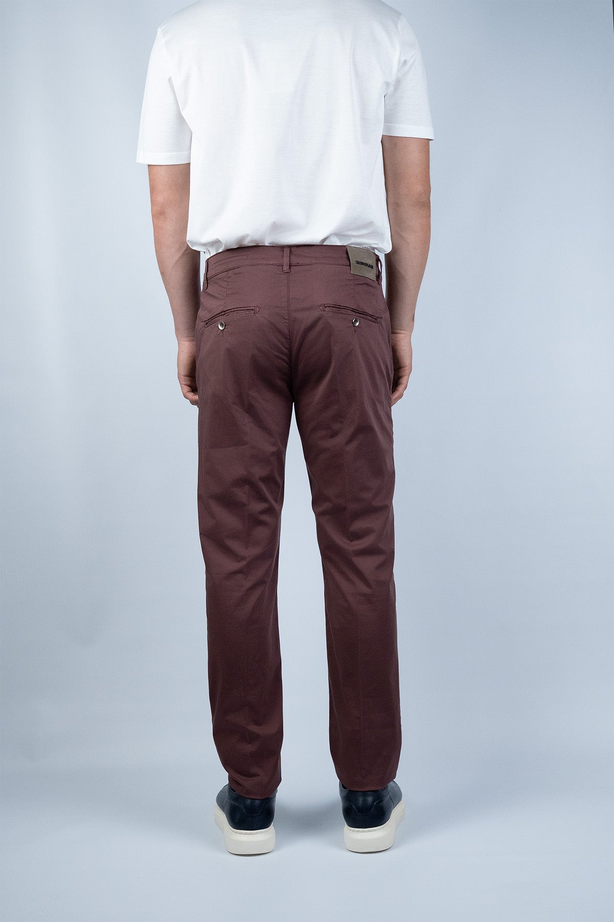 Camouflage Bordo Koton Pantalon