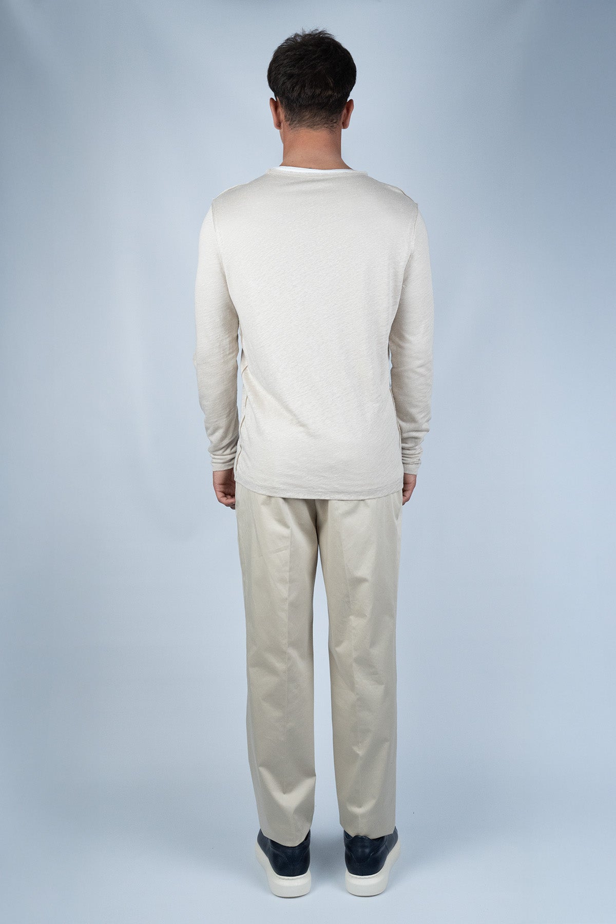 Kiefermann Krem Pamuk Sweatshirt