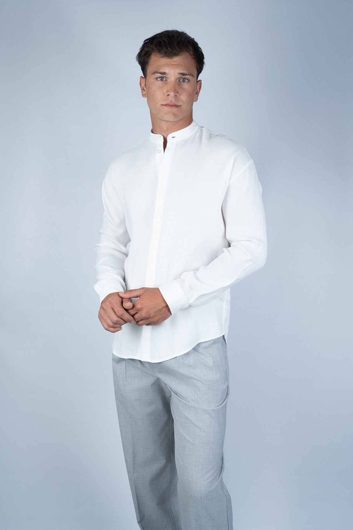 Kiefermann Beyaz Keten Gömlek