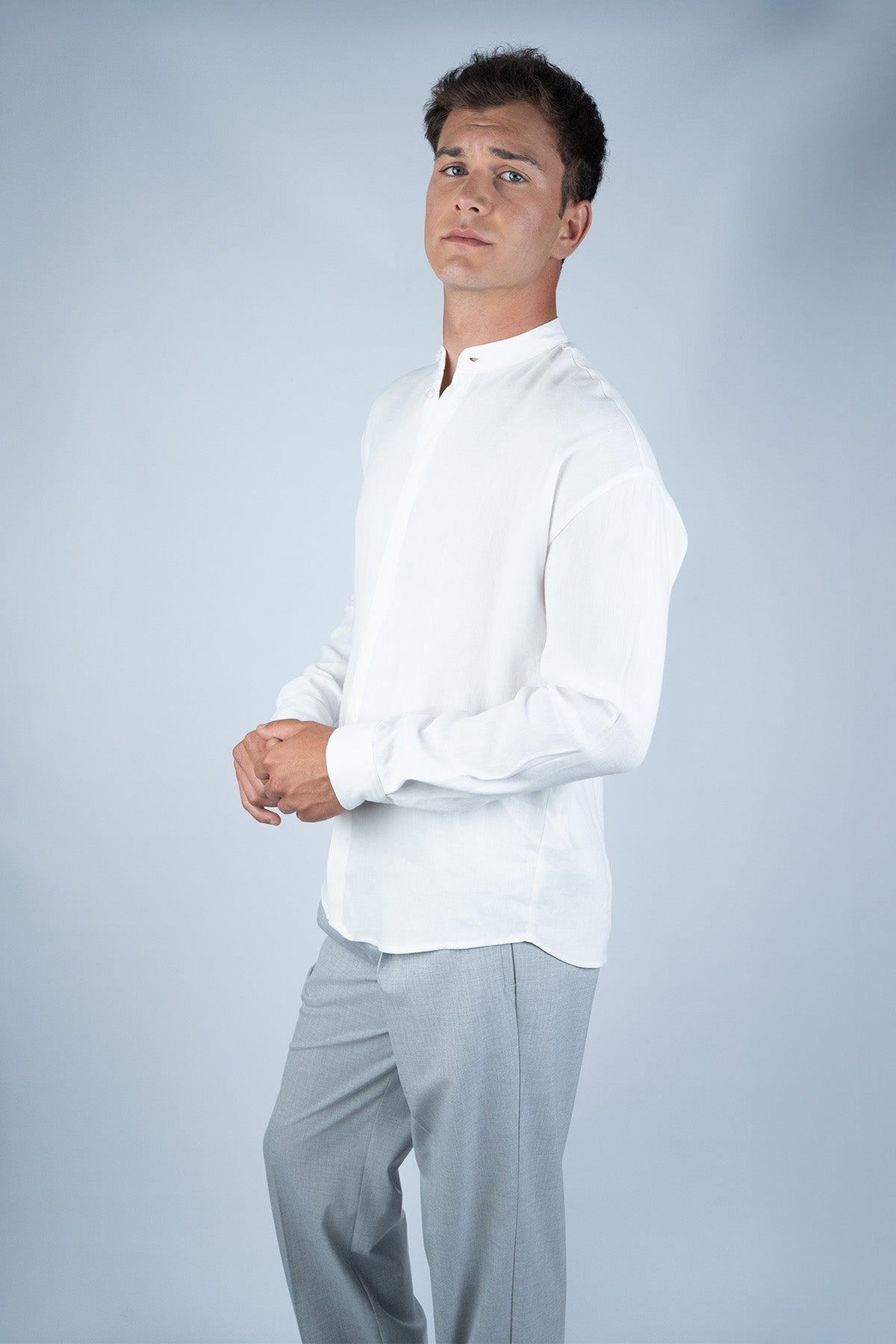 Kiefermann Beyaz Keten Gömlek