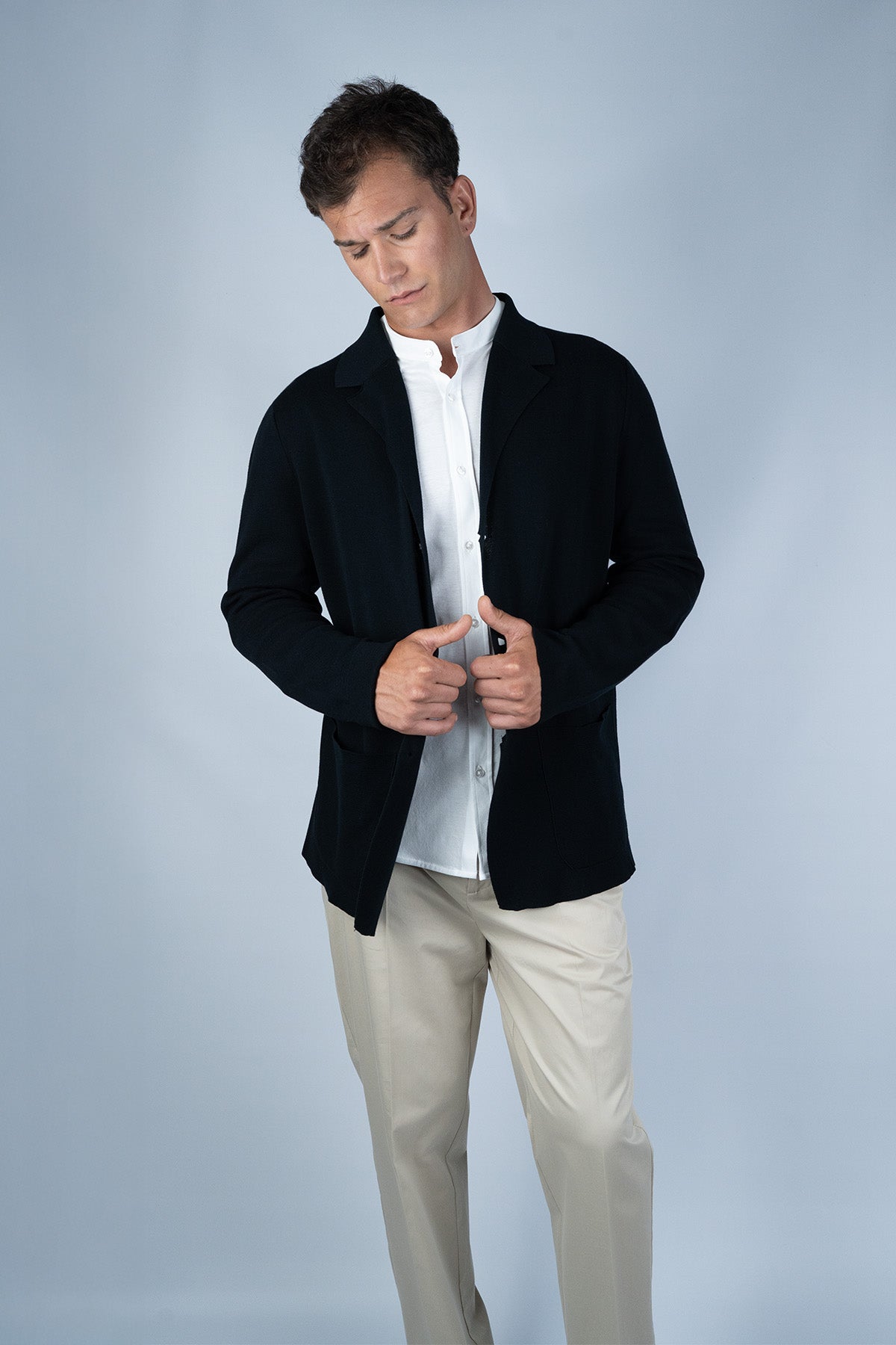 Svevo Lacivert Pamuk Ceket