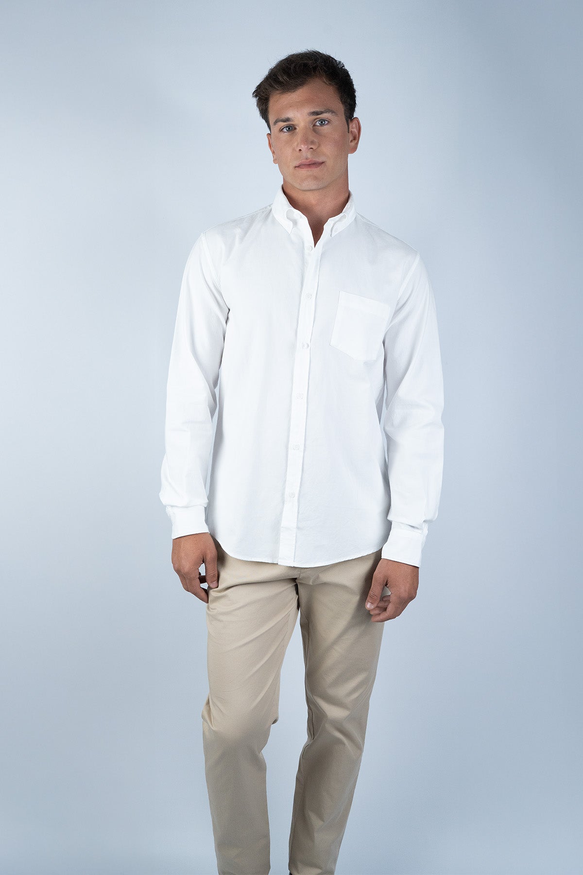 Sunspel Beyaz Pamuk Gömlek