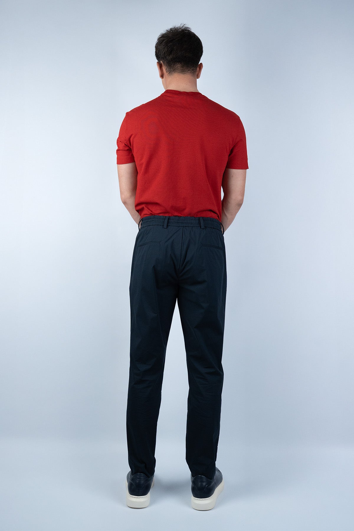 Camouflage Lacivert Koton Pantalon