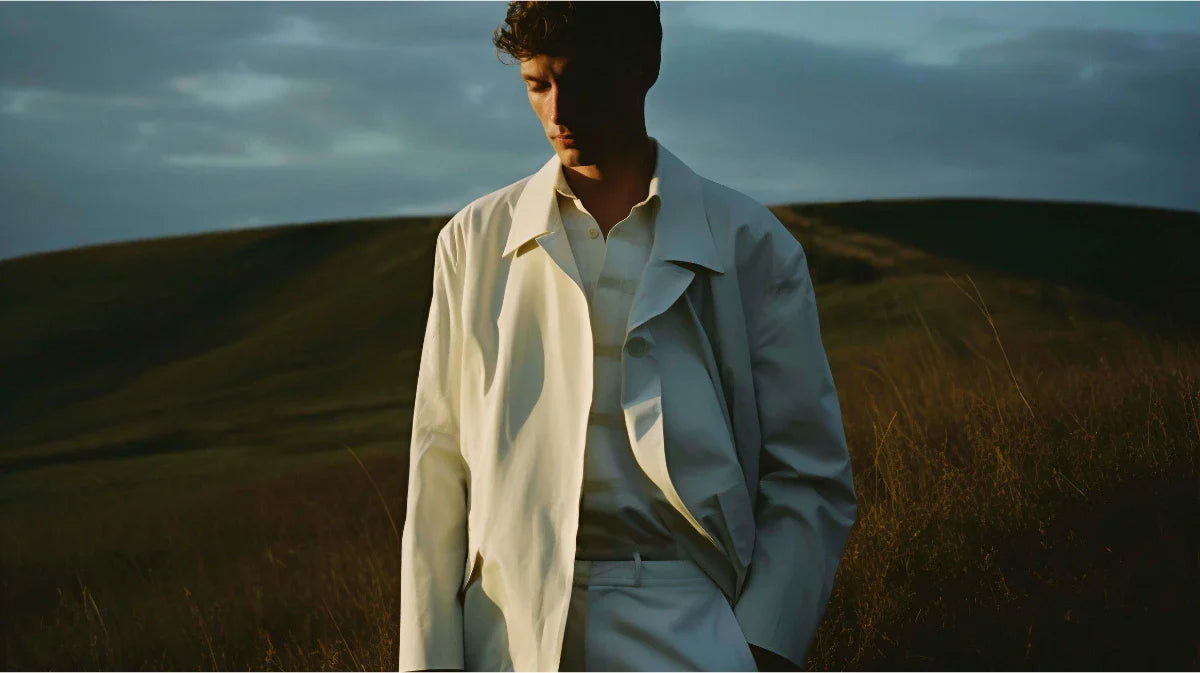 erkek monokrom kombin