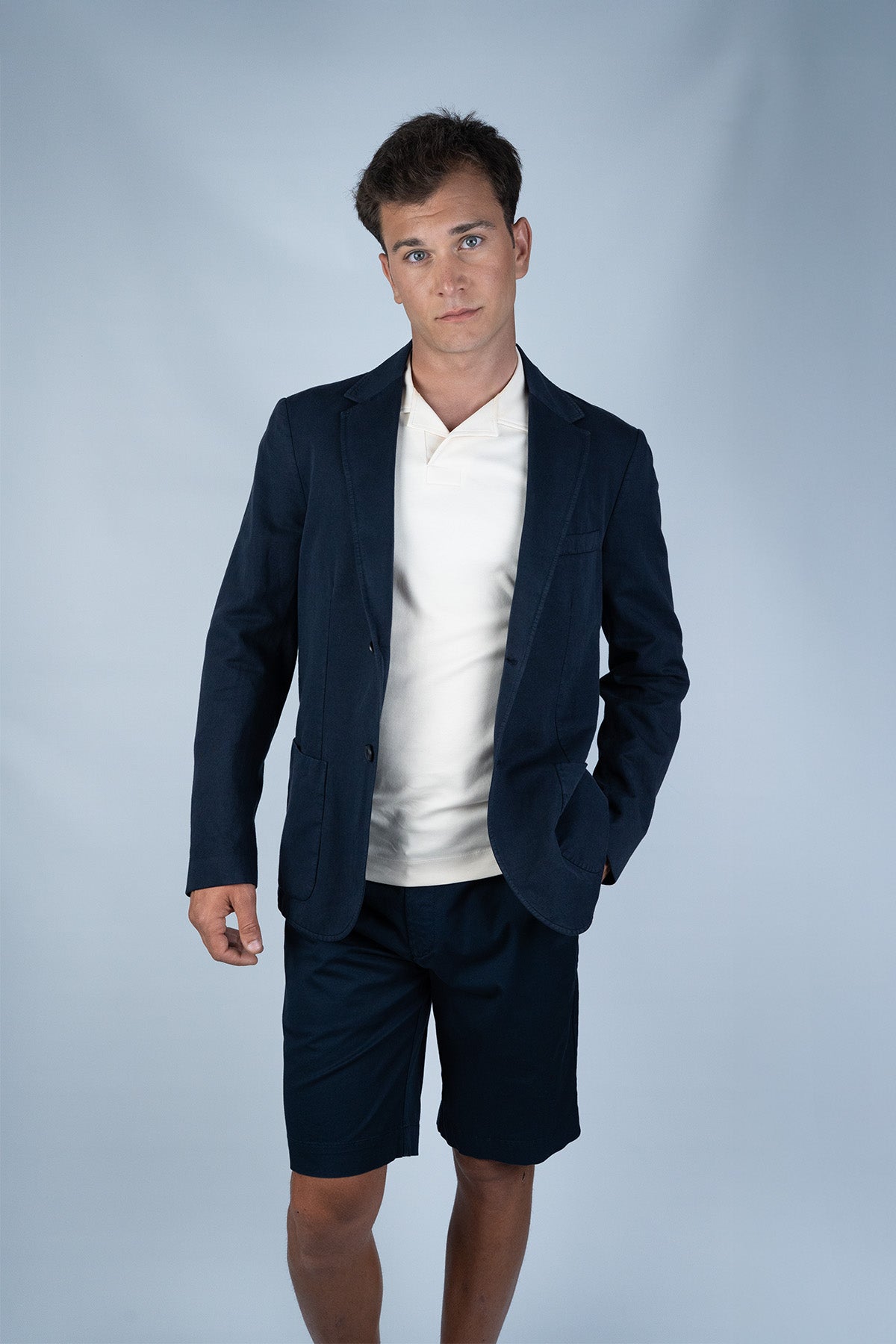 Sunspel Lacivert Pamuk Ceket