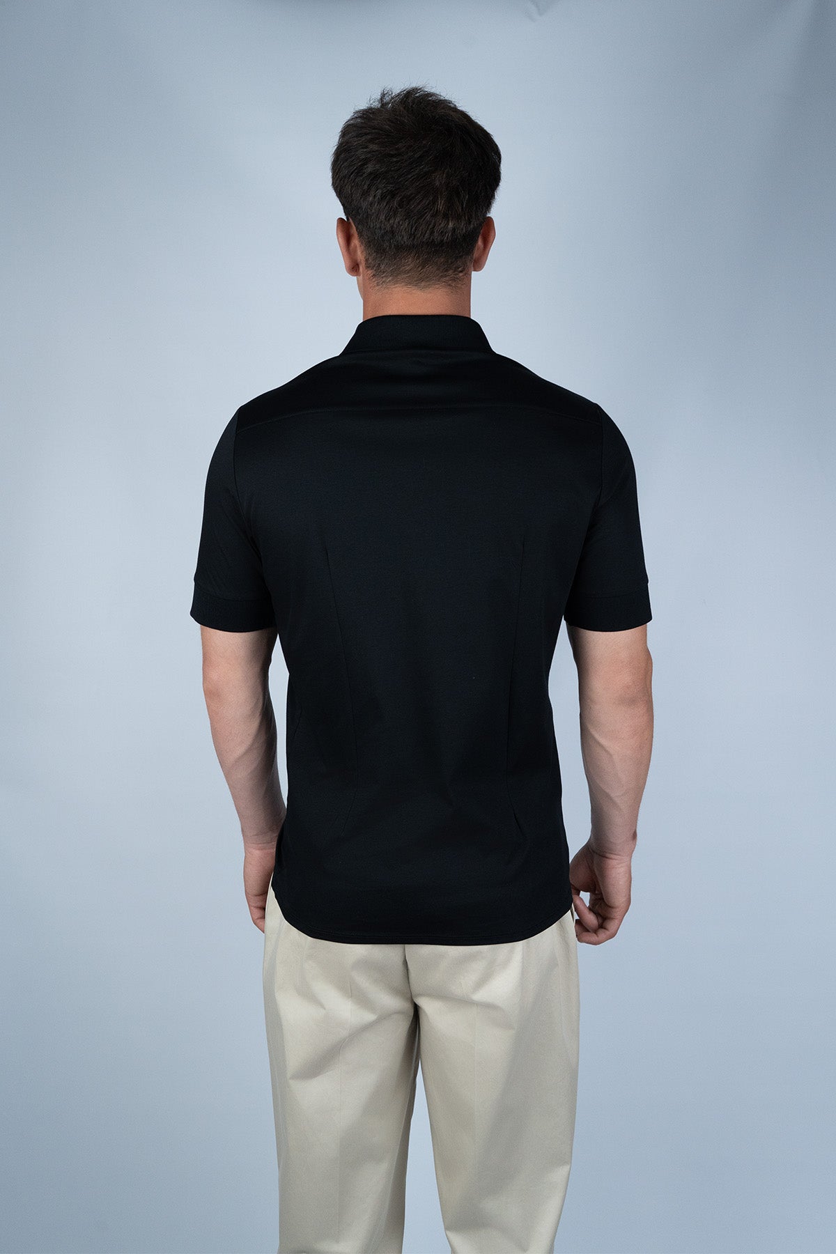 Kiefermann Siyah Pamuk T-shirt