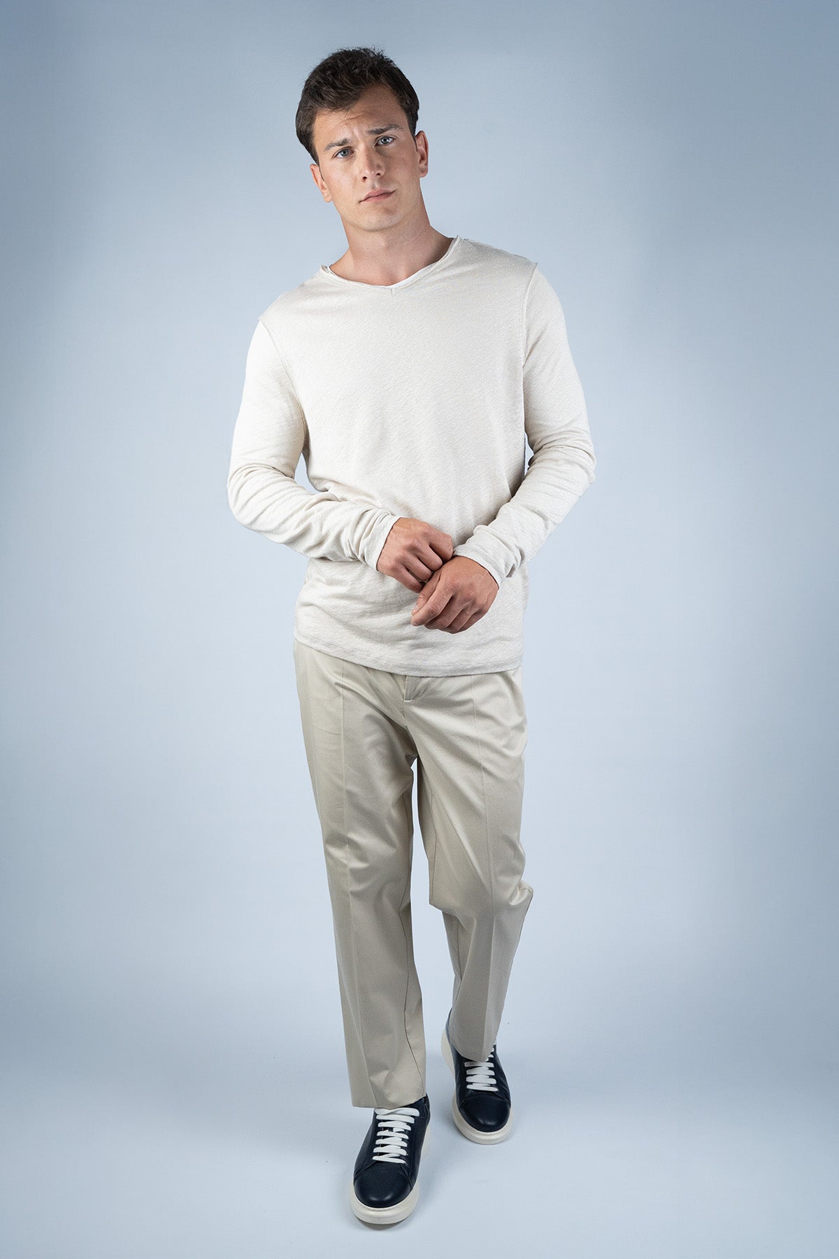 Kiefermann Bej Koton Pantalon