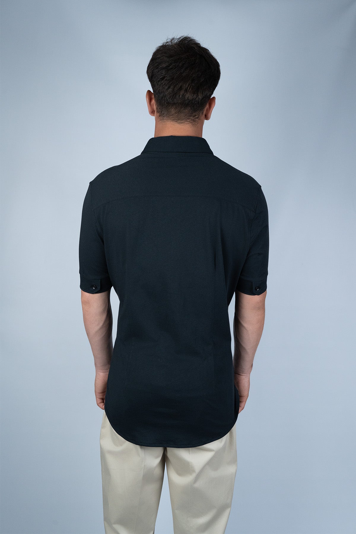 Kiefermann Siyah Pamuk Gömlek