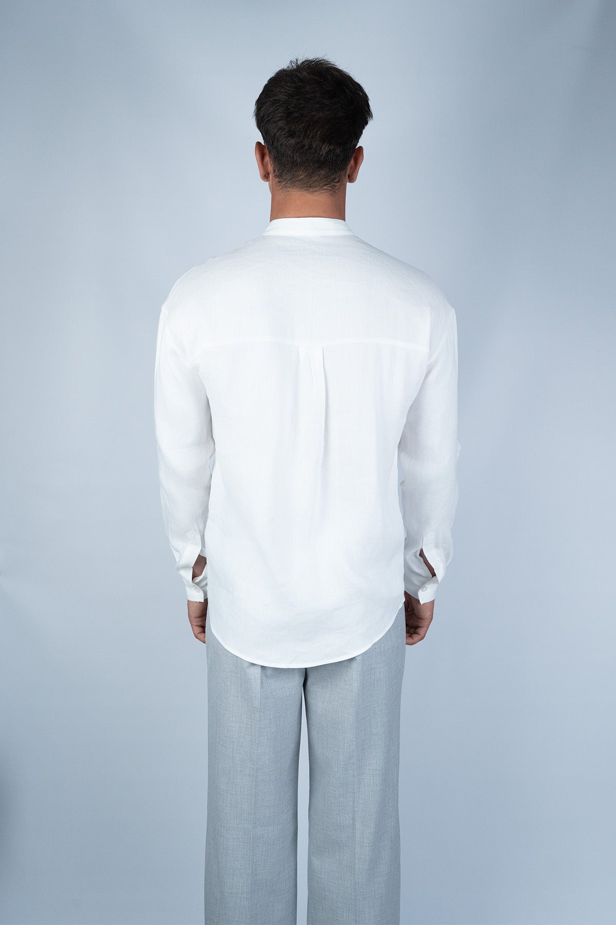 Kiefermann Beyaz Keten Gömlek