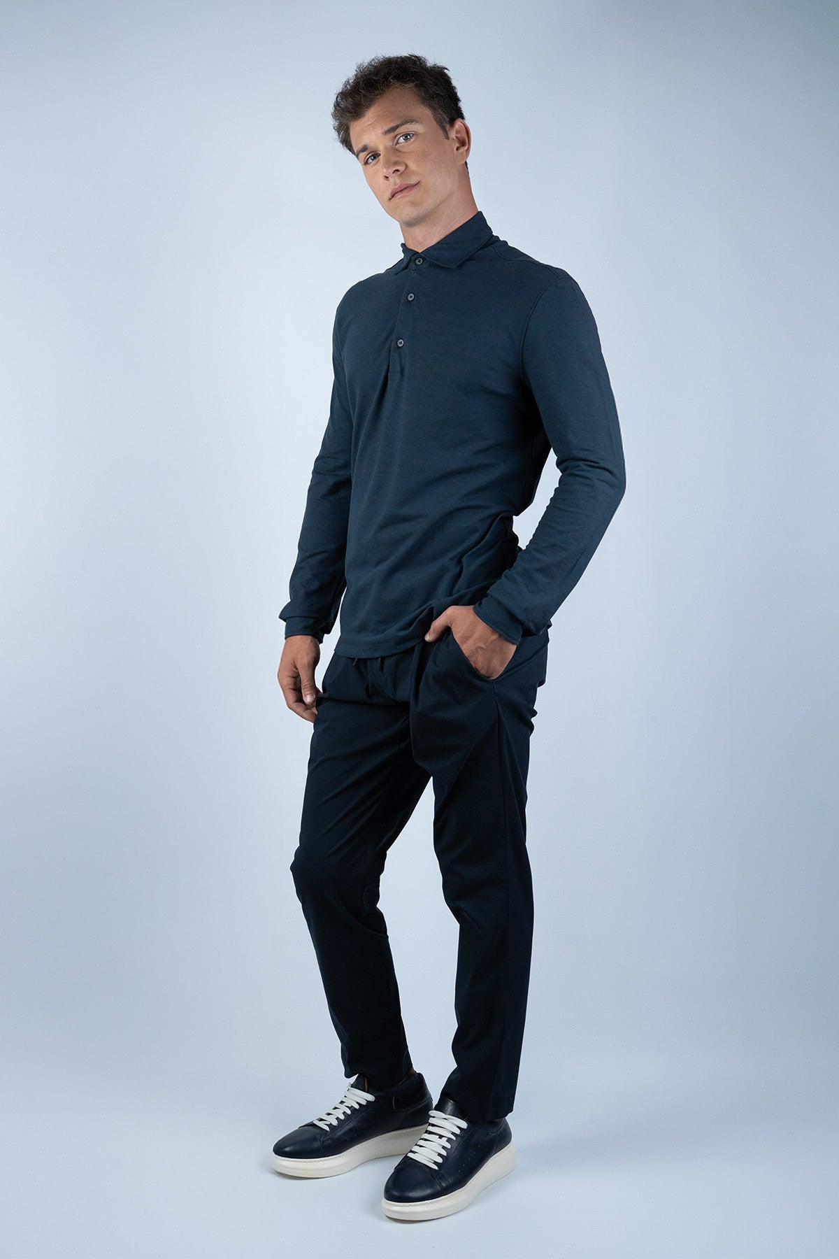 Kired Lacivert Pamuk Sweatshirt