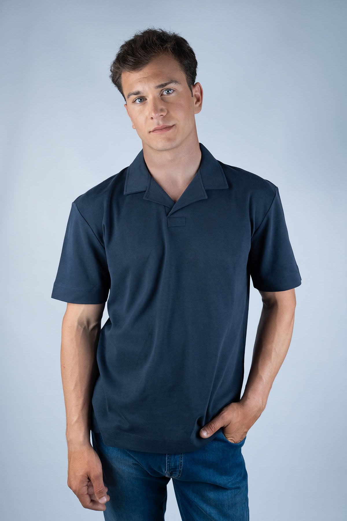 Sunspel Lacivert Pamuk